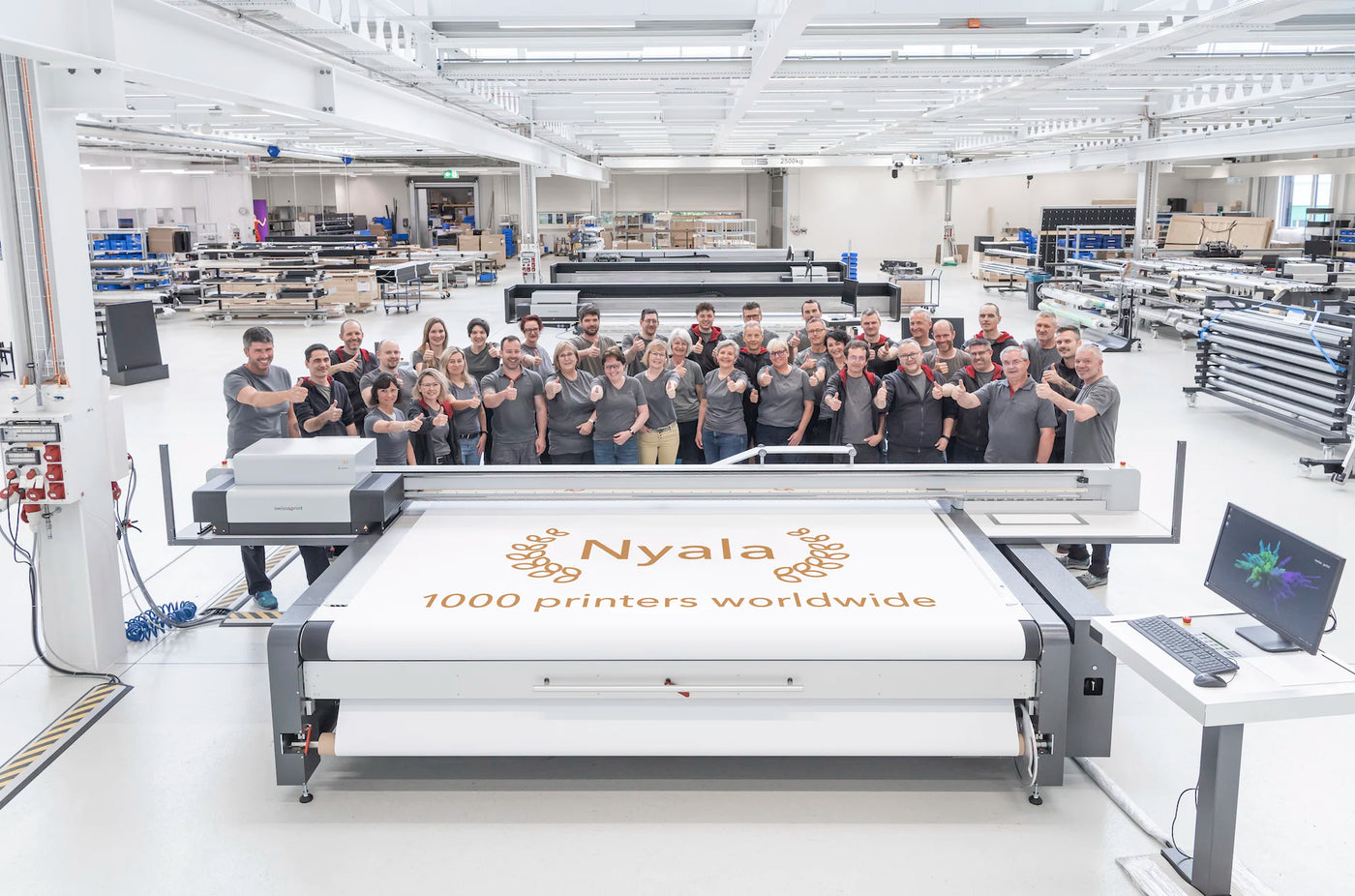 1000 swissQprint Nyala flatbed printers