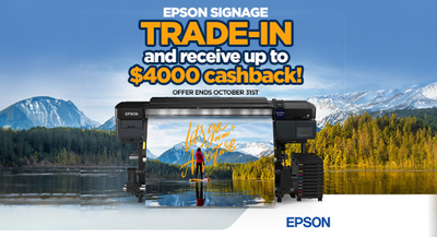 Trade Your Old Printer for a New Epson and Receive Up to $4,000 Cashback!