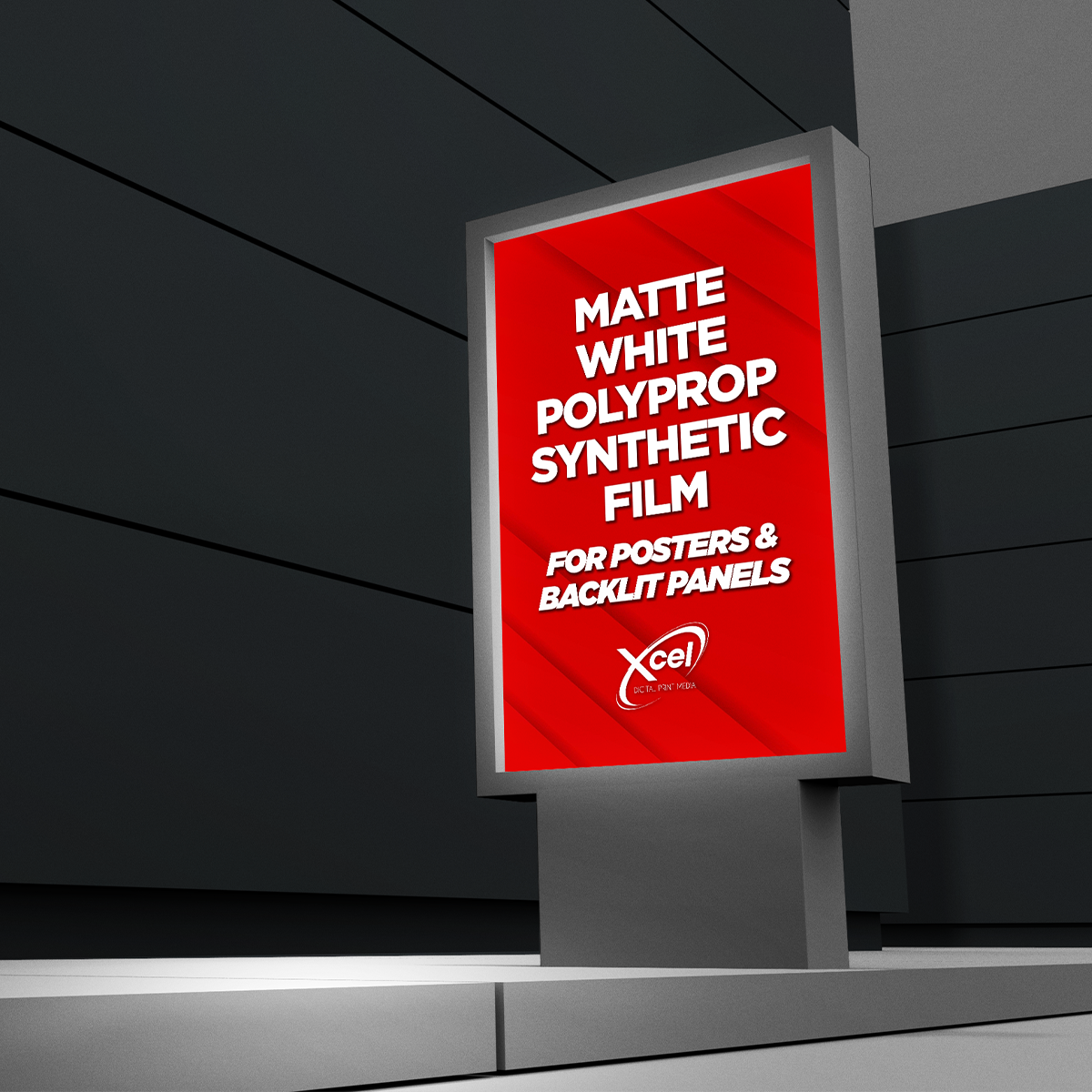 Matte White PolyProp Synthetic Film