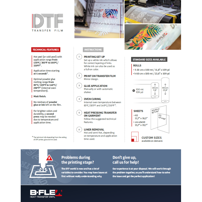 B-Flex DTF Transfer Film